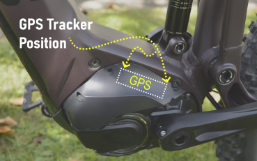 Einbau Position GPS Tracker